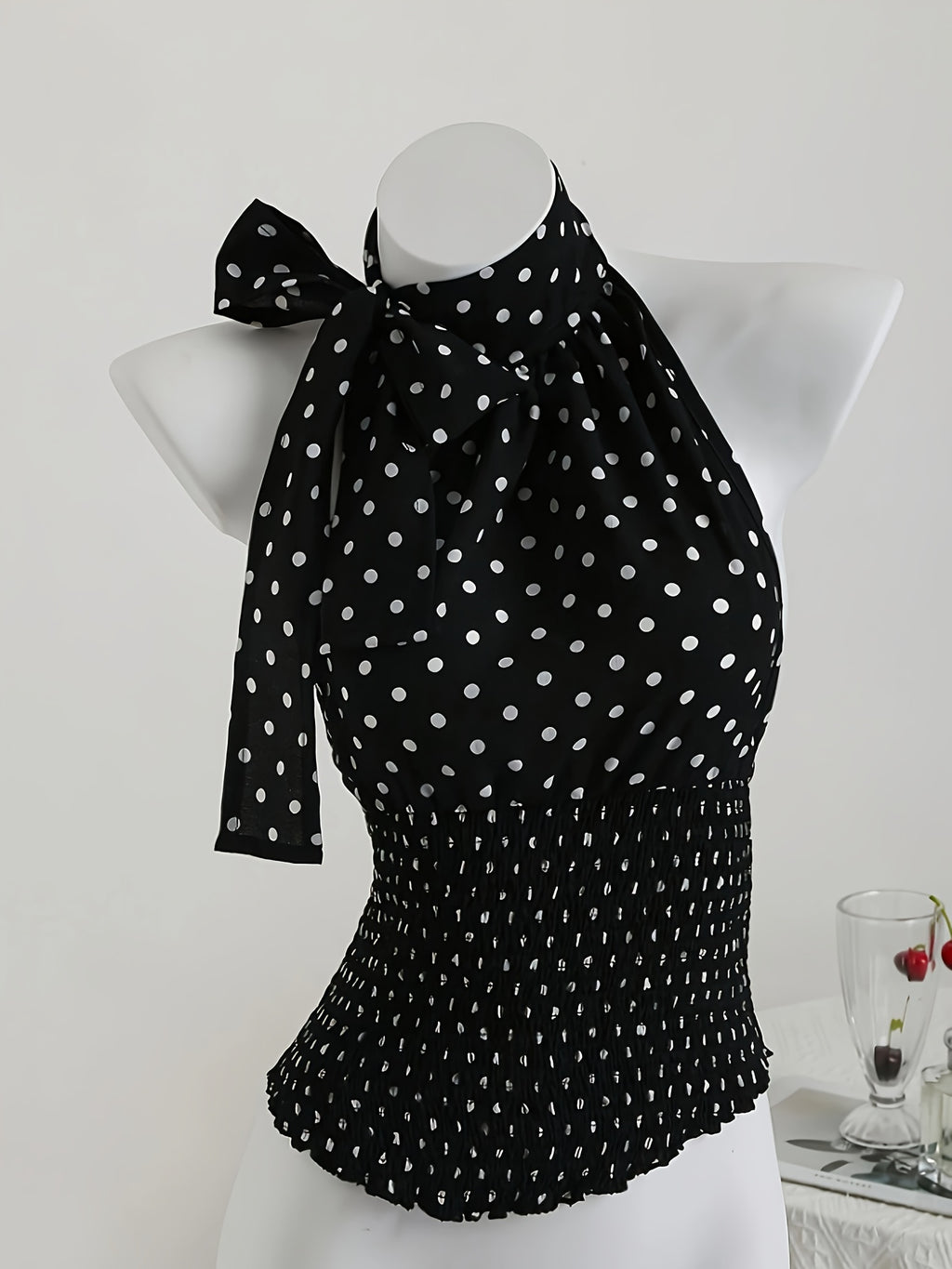Noir Muse Halter Blouse