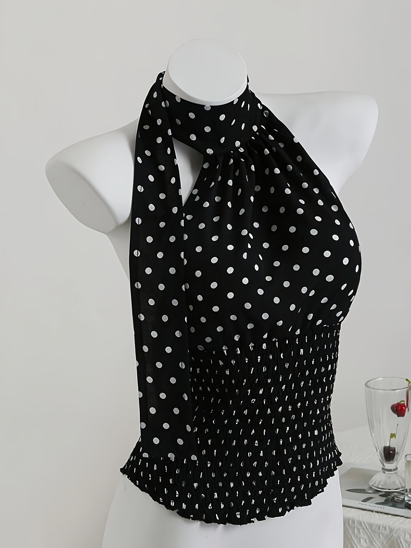 Noir Muse Halter Blouse