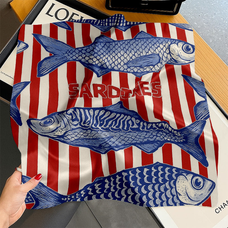 Sardines Banner Scarf – 35.4