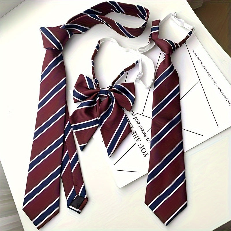 Crimson Stripe JK Tie