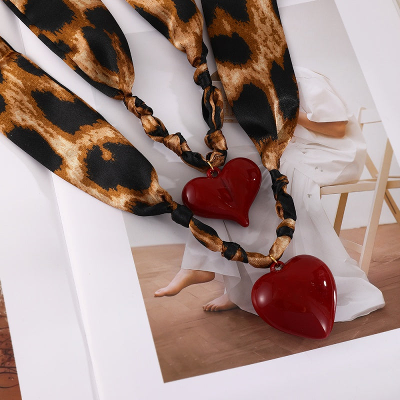 Heart Leopard Necklace